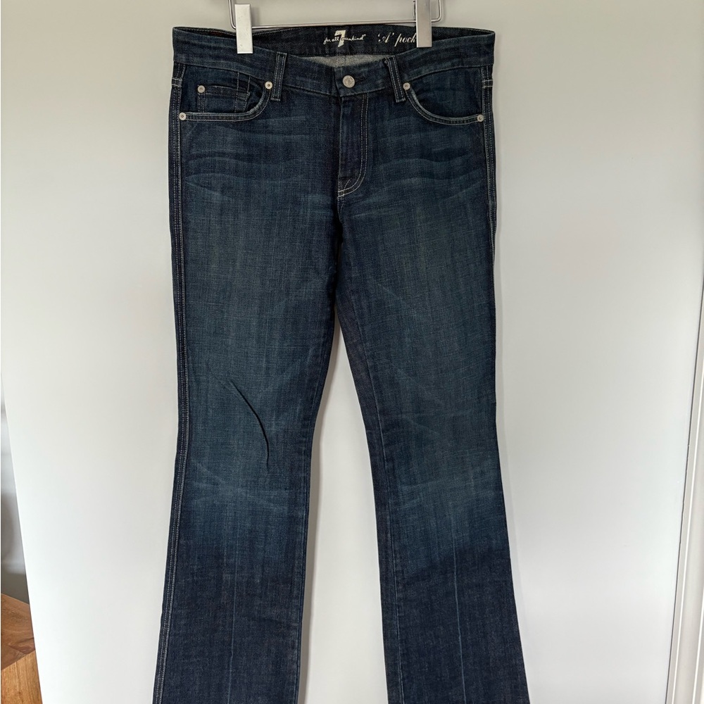 7 For All Mankind Indigo Denim Jeans